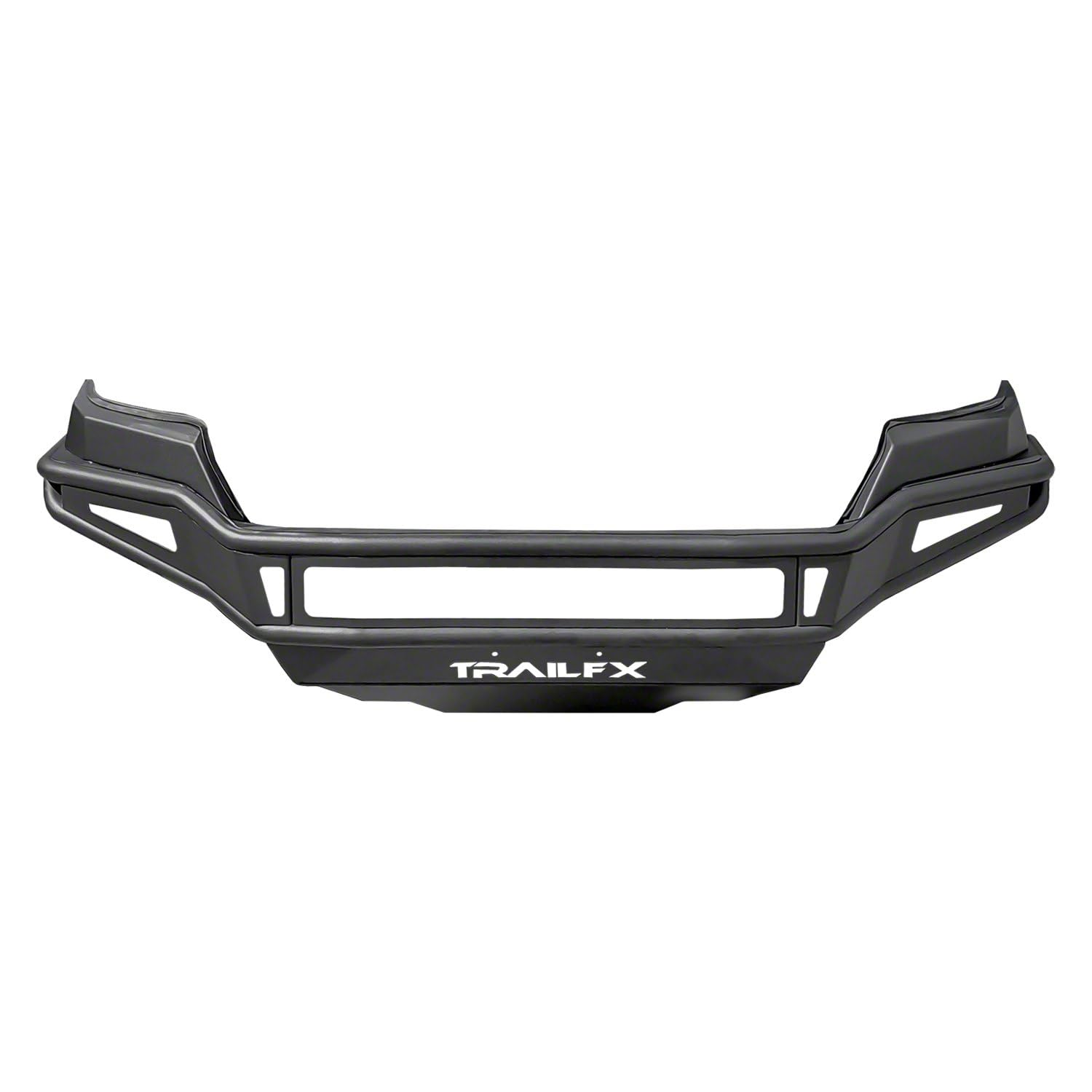 TrailFX Pre-Runner Front Bumper for Toyota Tacoma 2016-2023 Black Titanium Powder Coated Steel Direct Fit Light Bar Cutout OE Sensor Compatible TrailFX FPRB001TI