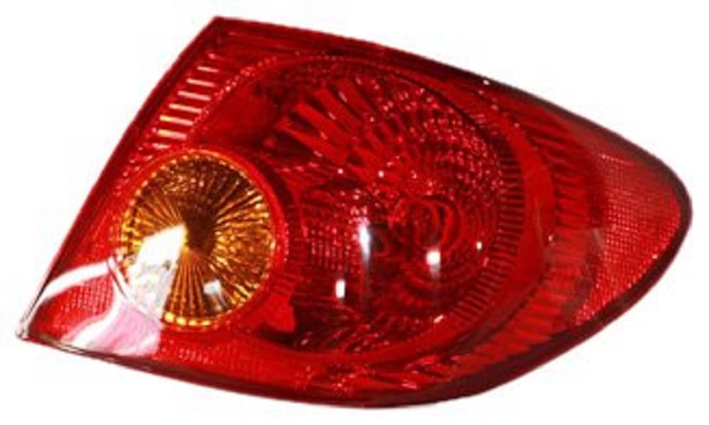 Right TYC Tail Light Assembly Compatible with 2003-2004 Toyota Corolla