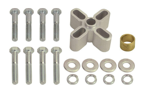 1" Derale 31510 Fan Spacer, Silver
