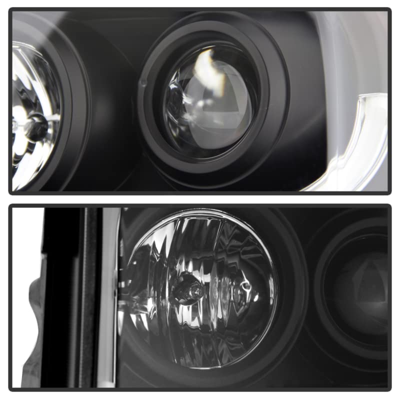 Auto Spyder 5079503 Projector Style Headlights Black/Clear