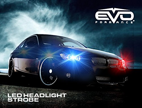 EVO Formance CIPA 93192 LED Headlight Strobe, Red/Blue