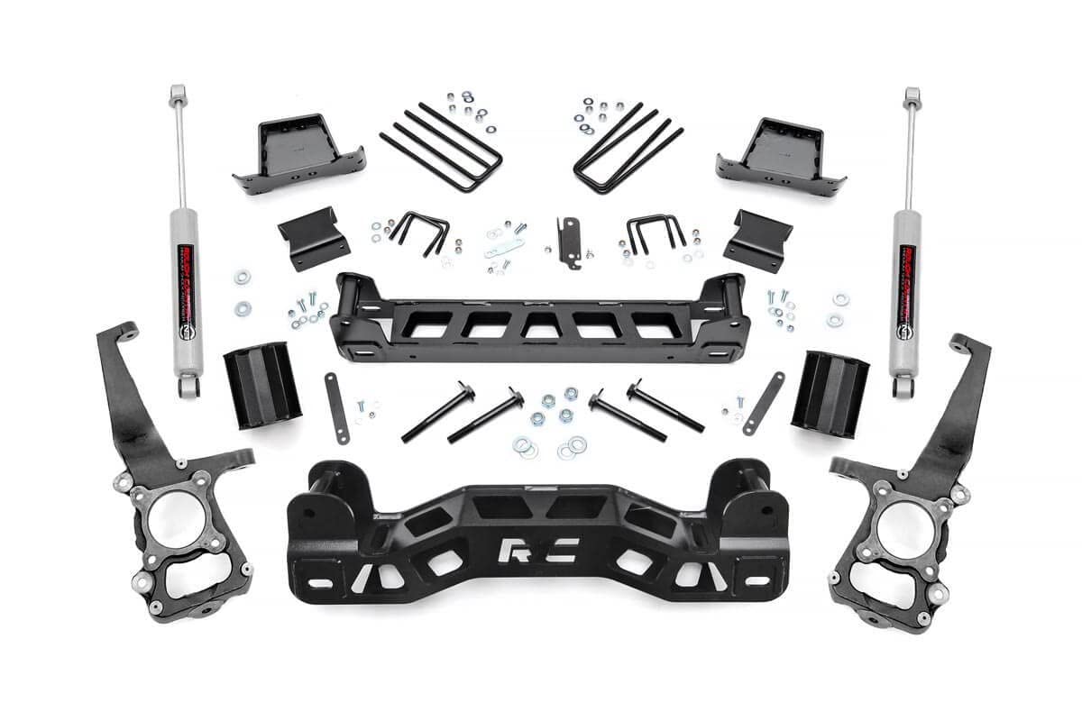 6" Suspension Lift Kit Rough Country for 2011-2014 Ford F-150 2WD - 57330