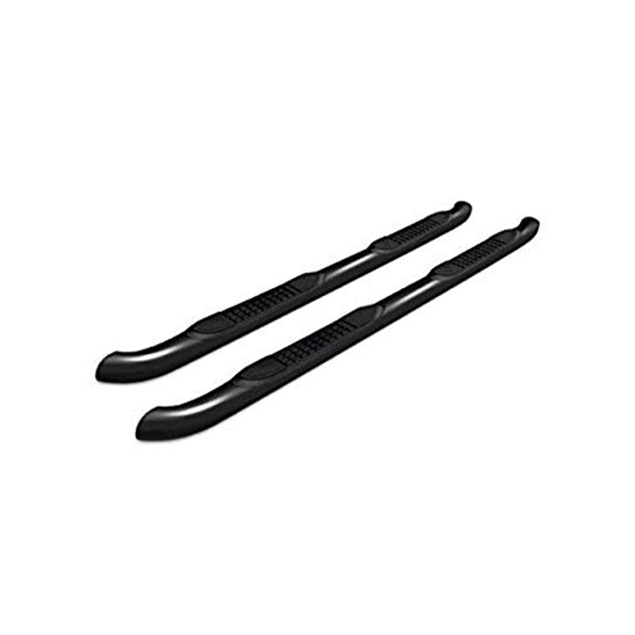 3in Black Horse Side Steps Compatible with 2018-2024 Jeep Wrangler-9B083815A