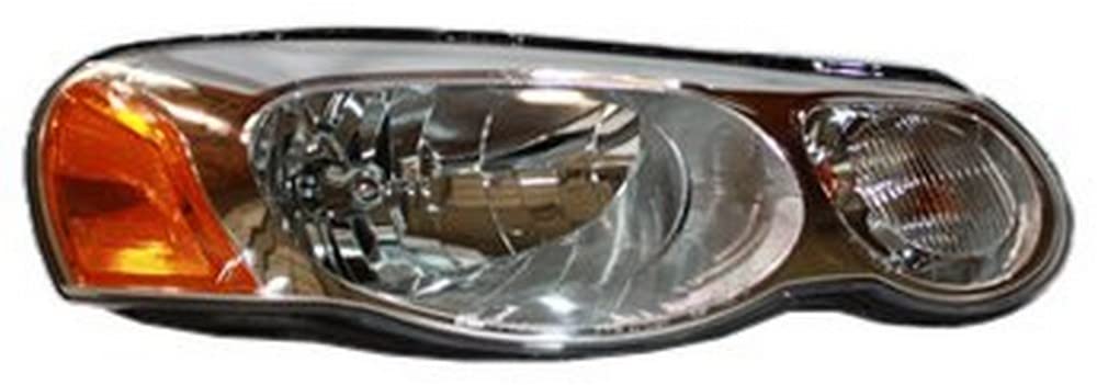 Right Headlight Assembly TYC Compatible with 2004-2006 Chrysler Sebring Conv