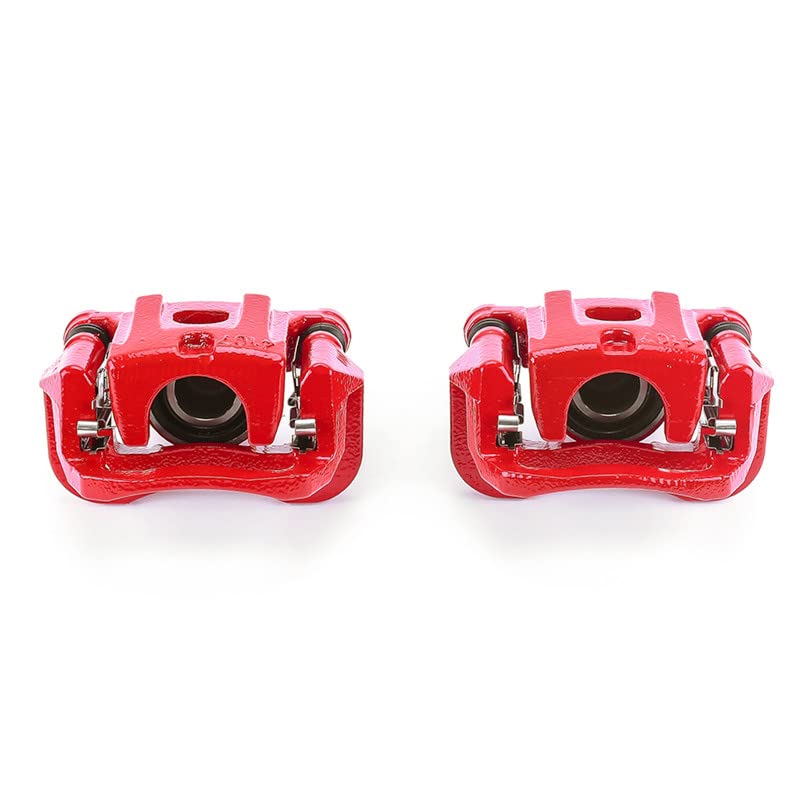 Rear Power Stop S2782 Caliper Pair Powder Coated For Lexus RX330 2004-2006, Lexus RX350 2007-2009, Lexus RX400h 2006-2008, Toyota Highlander 2006-2007 [Model Specific]