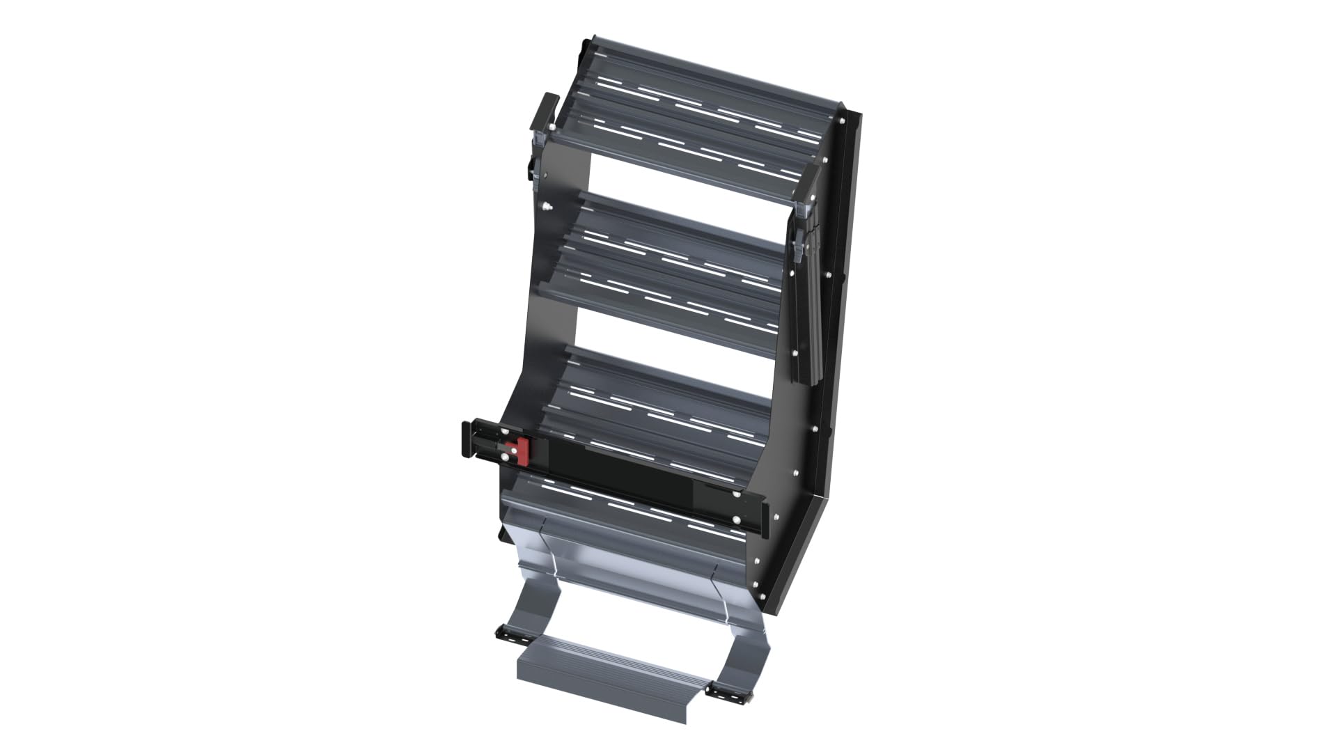 3-Step Narrow Adjustable RV Entry Stairs - Suburban RV Stow Away Steps, Secure and Convenient Stow Away Steps for Easy Access to Your RV; Lightweight and Durable Design with Safety in Mind (4103A)