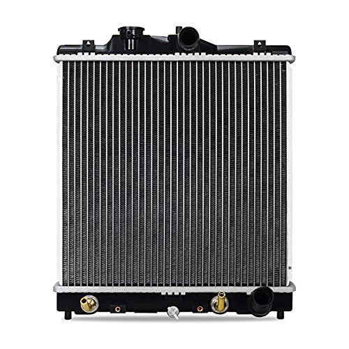 Mishimoto Plastic End-Tank R1290-AT Radiator Compatible With Honda Civic 1992-1998 Silver