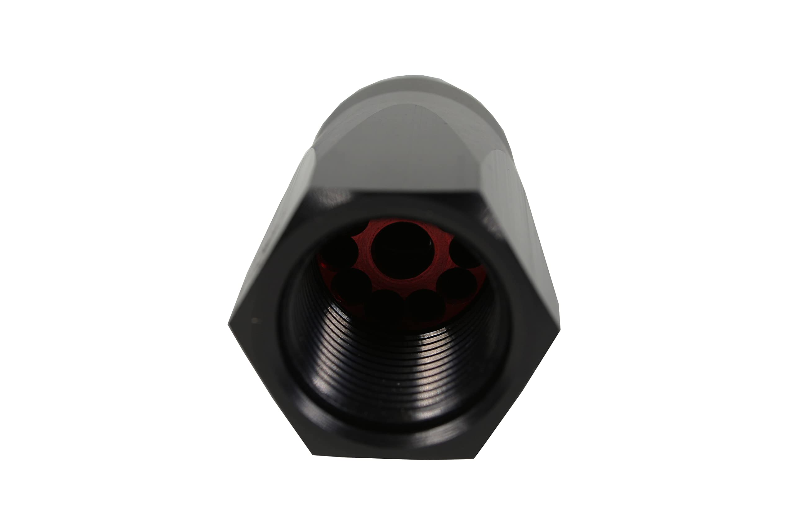 In-Line Aeromotive Full Flow Check Valve (Male -10 AN inlet, Female -10 AN outlet), Black