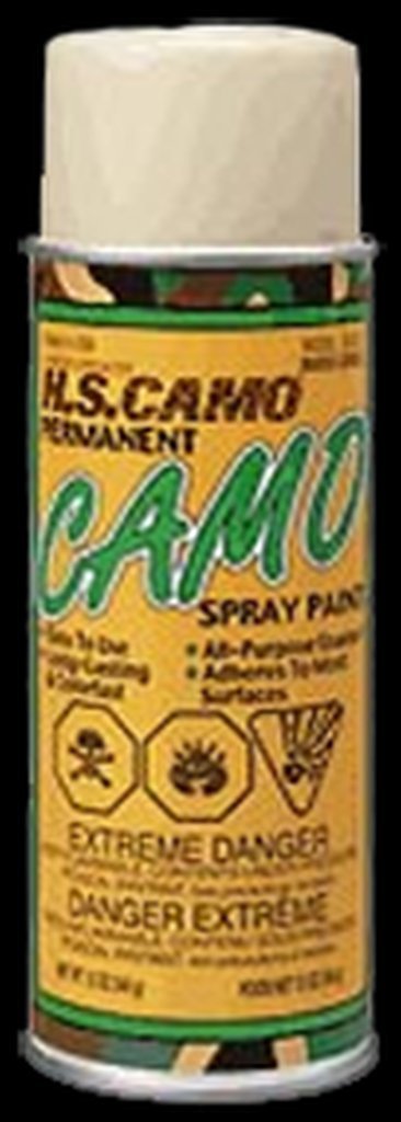 Camo Spray Paint Hunters Specialties - Non-Reflective Finish Water Resistant Fast Drying Paint for Treestands, Decoys, Blinds & Other Hunting Equipment, 12 Oz Spray Can - MARSH GRASS (TAN)