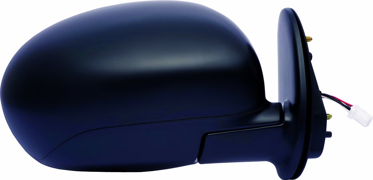 68573N Fit System - Passenger Side Mirror for Nissan Cube, Textured Black, Foldaway, Heated Power