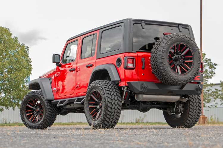 Rough Country Tire Carrier Rear Bumper for 18-25 Jeep Wrangler JL - 10598