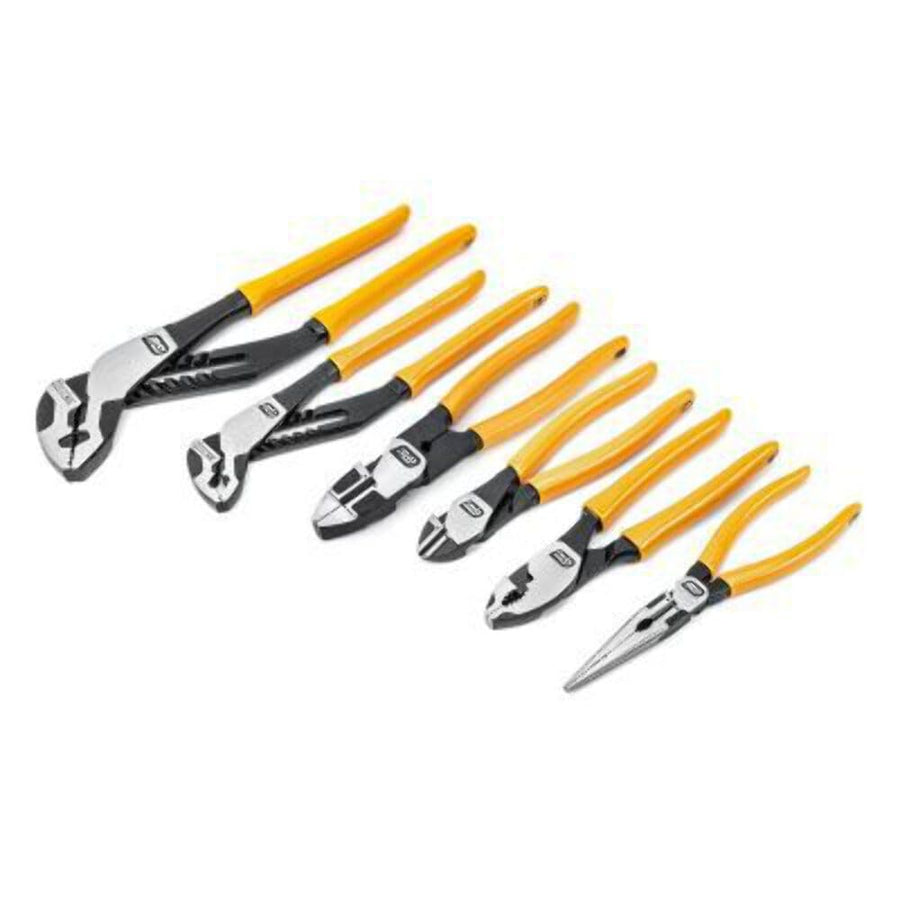 6 Piece GEARWRENCH Dipped Mixed Material Plier Set - 82204-06