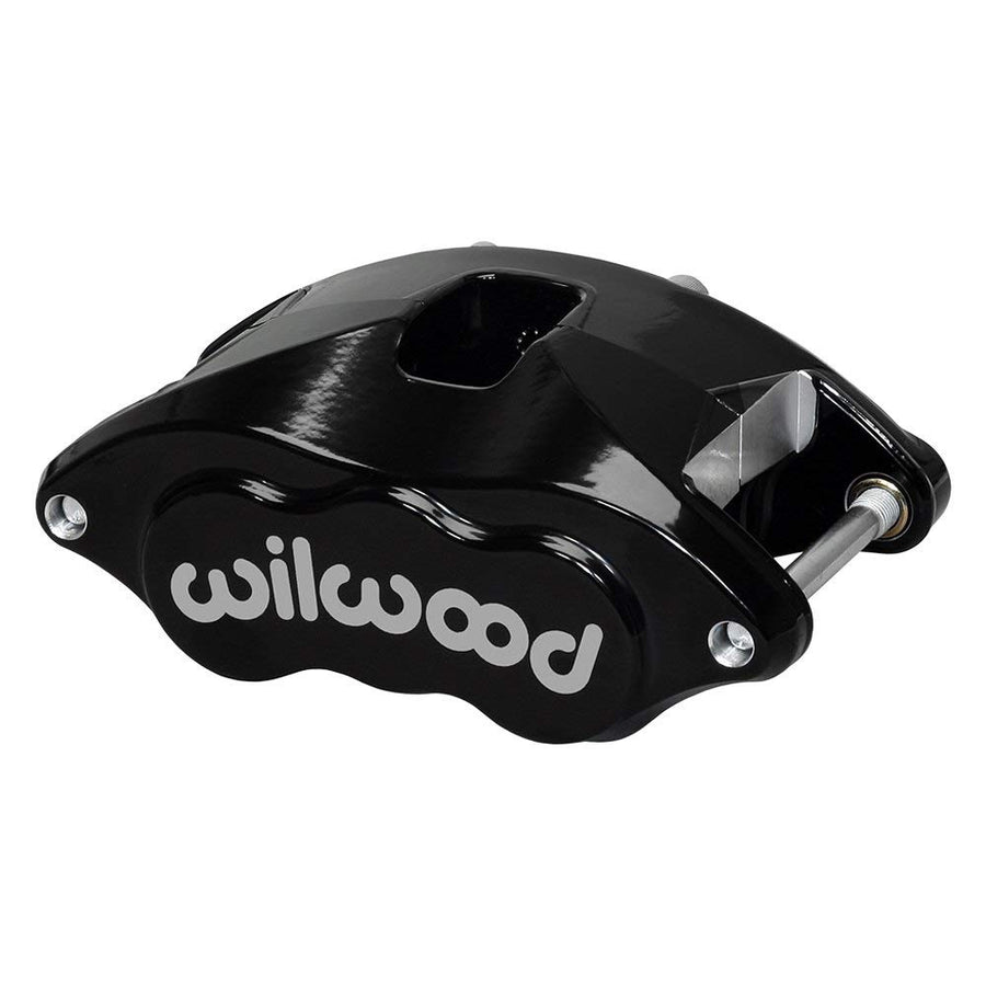 WILWOOD Brake Caliper, WIL120-10937-BK, D52, 2 Piston, Forged Aluminum, Black Powder Coat, 12.190 in OD x 1.040 in Thick Rotor, 7.060 in Floating Mount