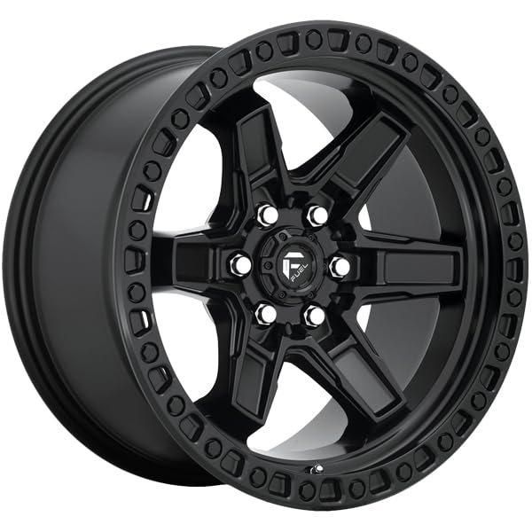 FUEL OFF-ROAD D697 17X9 KICKER, 6X4.5, 5.47, 12mm MATTE BLACK - D69717908755