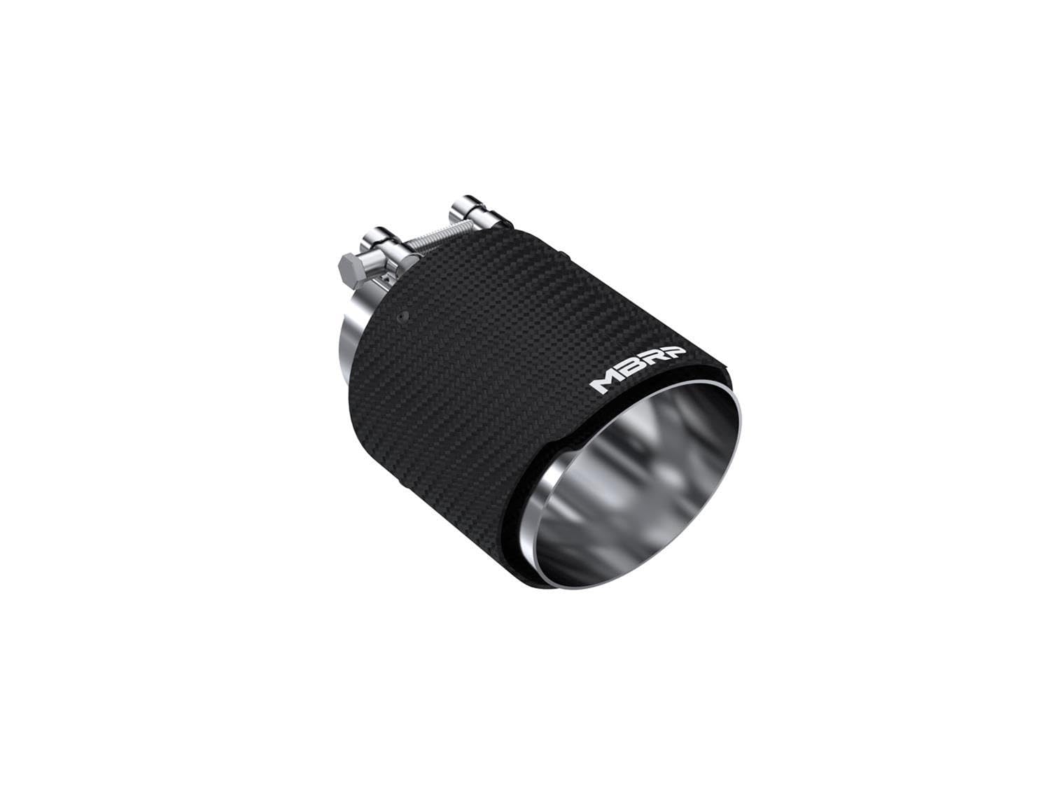 MBRP Carbon Fiber Universal Dual Wall Tip 4.5in OD/3in Inlet/6.13in L
