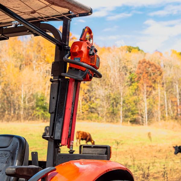 Chainsaw Holder MAXXTUFF Heavy-Duty Tractor ROPS, Model RCSH001