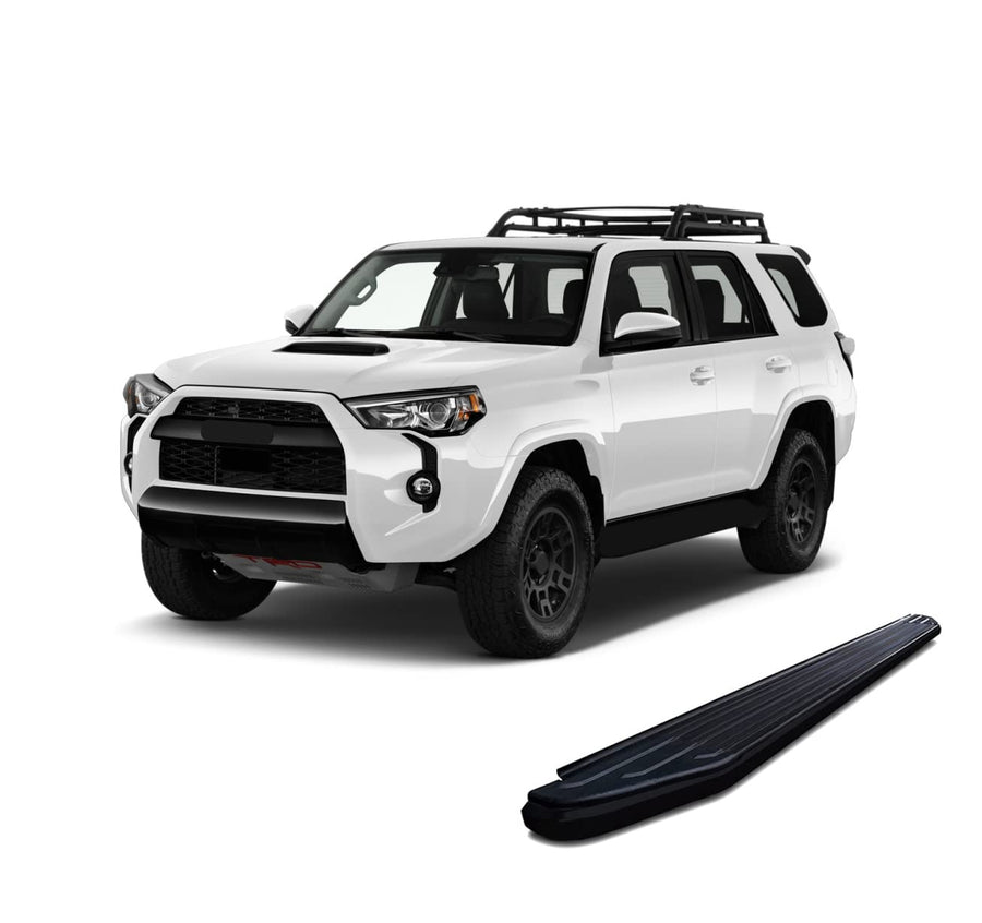 Peerless Black Horse Off Road Running Boards Compatible with 2010-2023 Toyota 4Runner-PR-TY4RTEBK