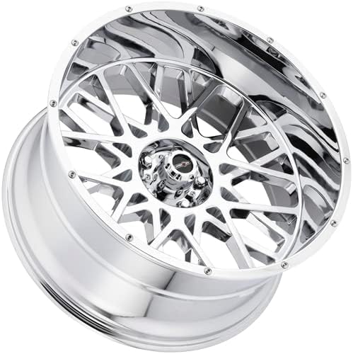 20x10 Vision Rocker 412 8x170-25mm Chrome Wheel Rim 20" Inch