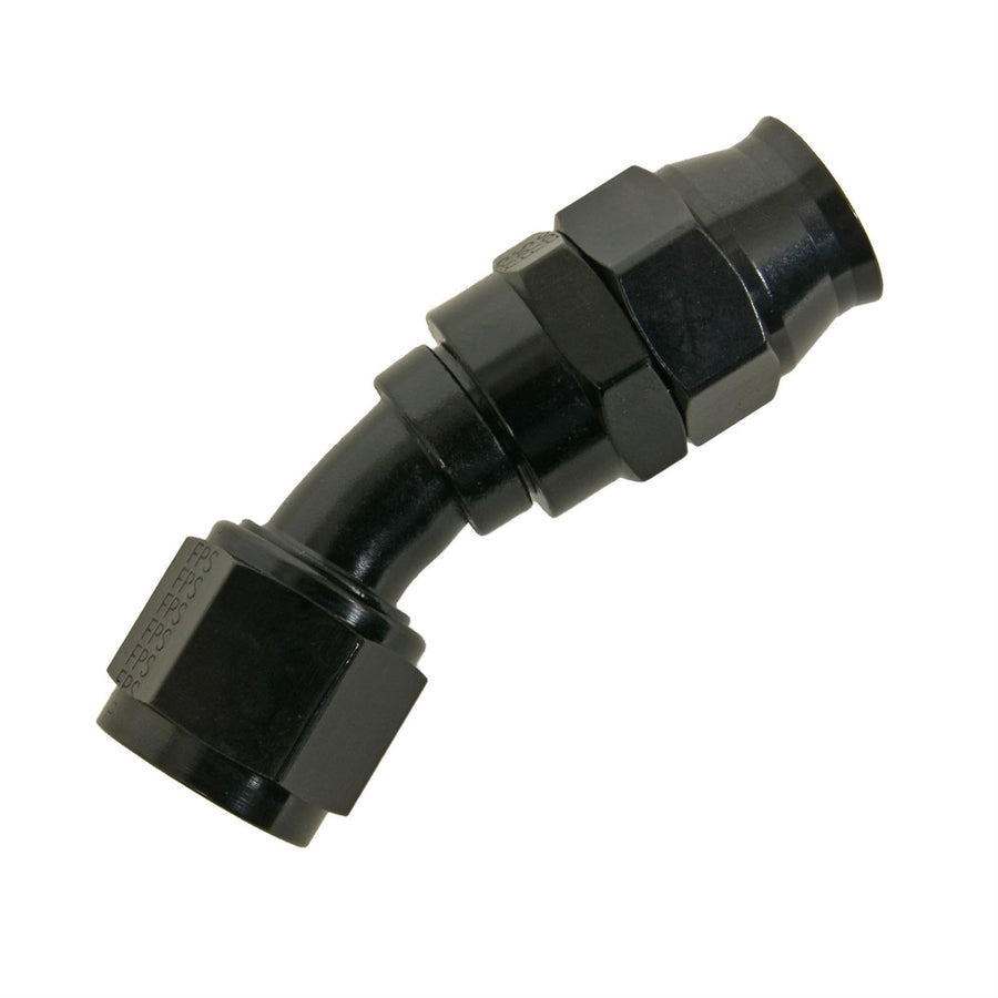 Fragola Performance Systems #10 Real Street 30 Deg. Hose End For Ptfe Hose Black 683010-BL