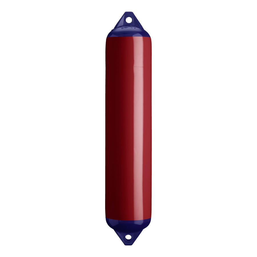 Polyform F-4 Standard Boat Fender F-Series - Burgundy Blue Ropehold