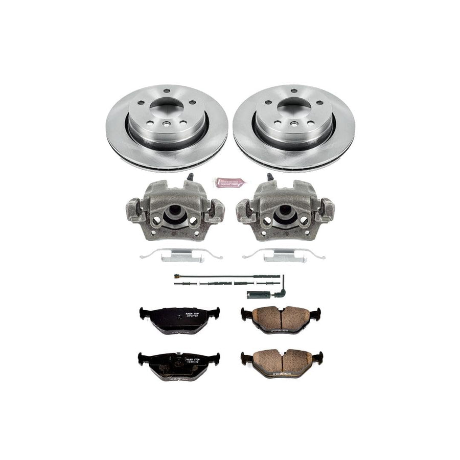 Power Stop KCOE2980 1-Click OE Replacement Brake Kit with Calipers For BMW 323Ci 2000, BMW 323i 1999-2000 Autospecialty [Model Specific]
