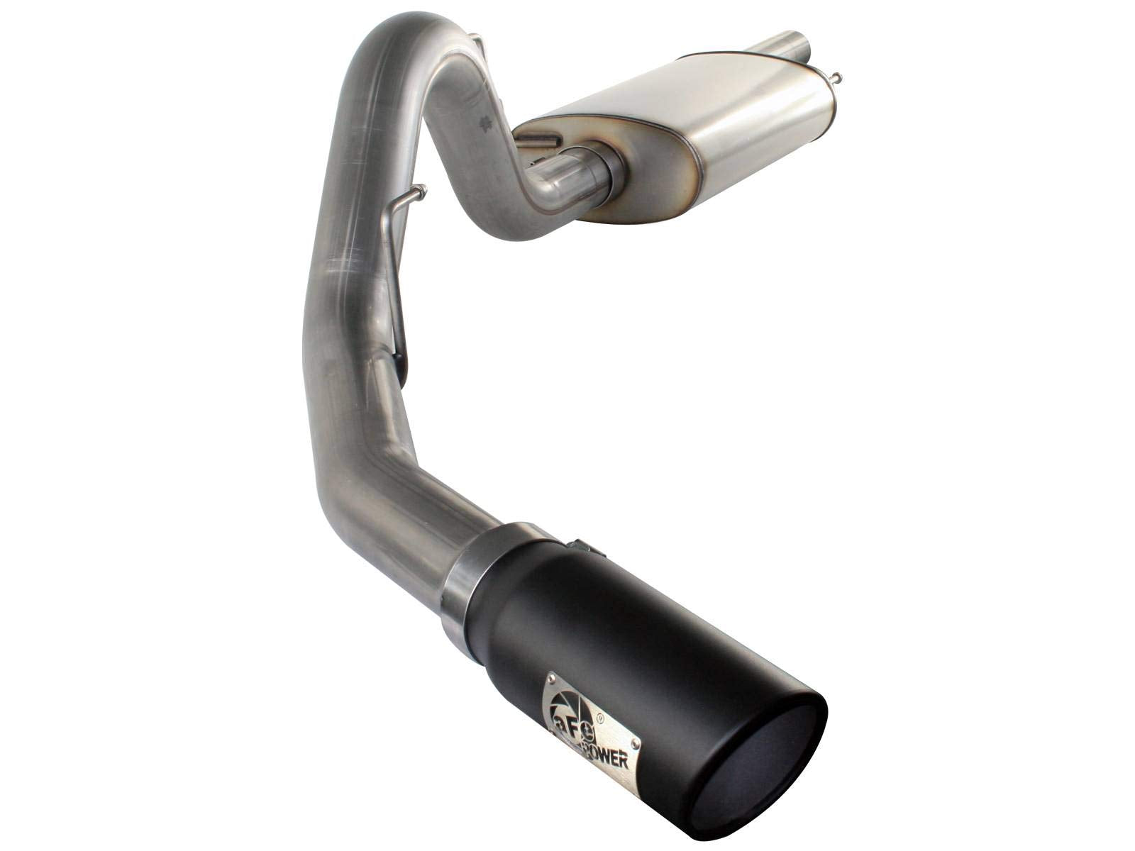 Mach Force XP aFe 49-43037-B 3.5" 409 Stainless Steel Cat-Back Exhaust System for Ford F-150 V8-6.2L