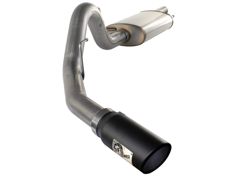 Mach Force XP aFe 49-43037-B 3.5" 409 Stainless Steel Cat-Back Exhaust System for Ford F-150 V8-6.2L