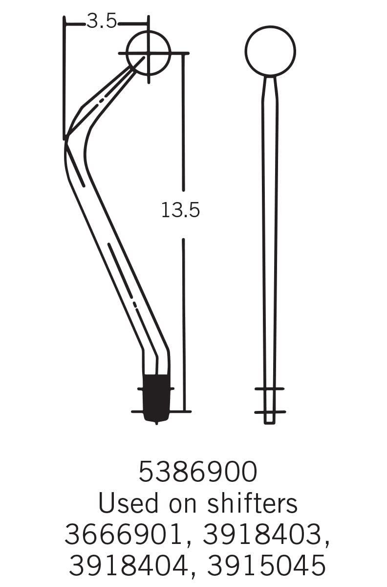 Mastershift Hurst 3-Speed Manual Shifter