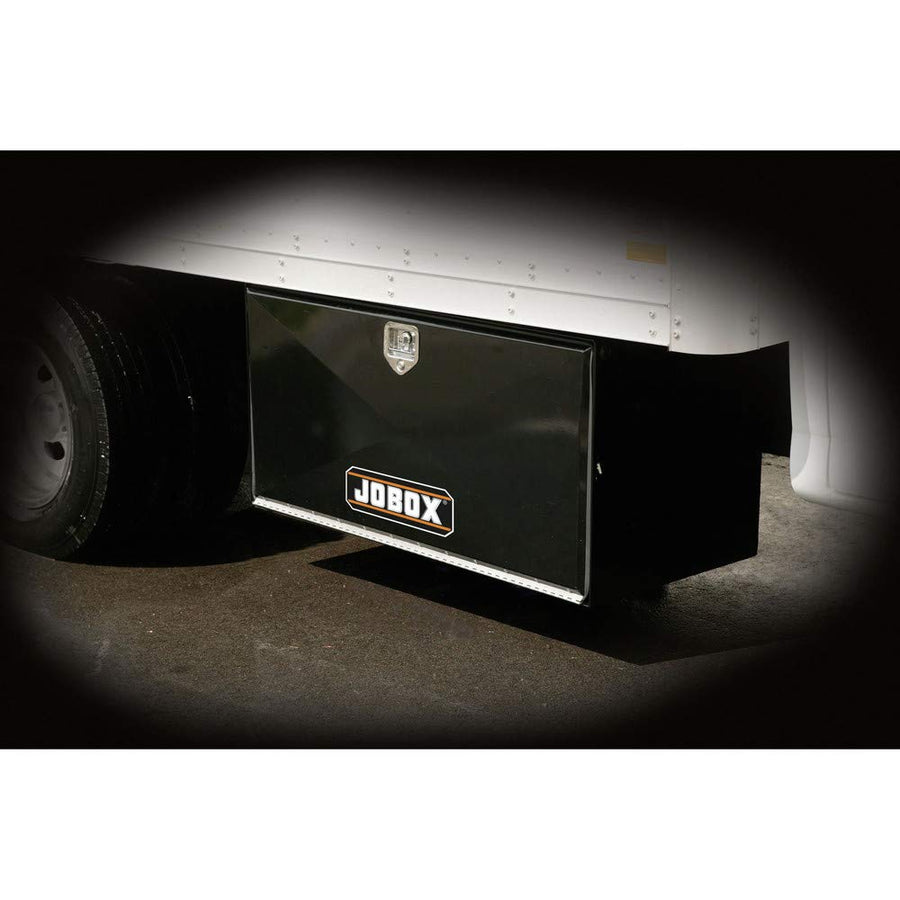 White Steel JOBOX 1-003000 Pan-Door Underbed Truck Box