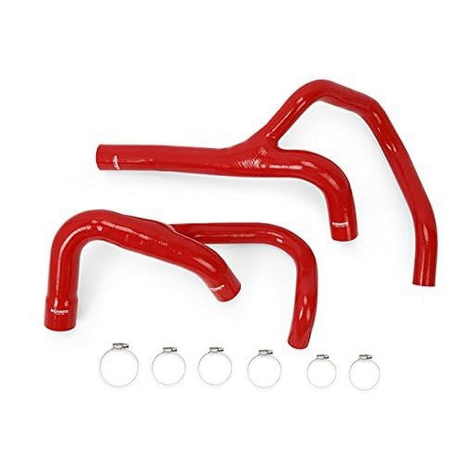 Mishimoto Silicone Radiator Hose Kit MMHOSE-RAM-13RD Fits Dodge Ram Cummins 6.7 2013-2017 Red