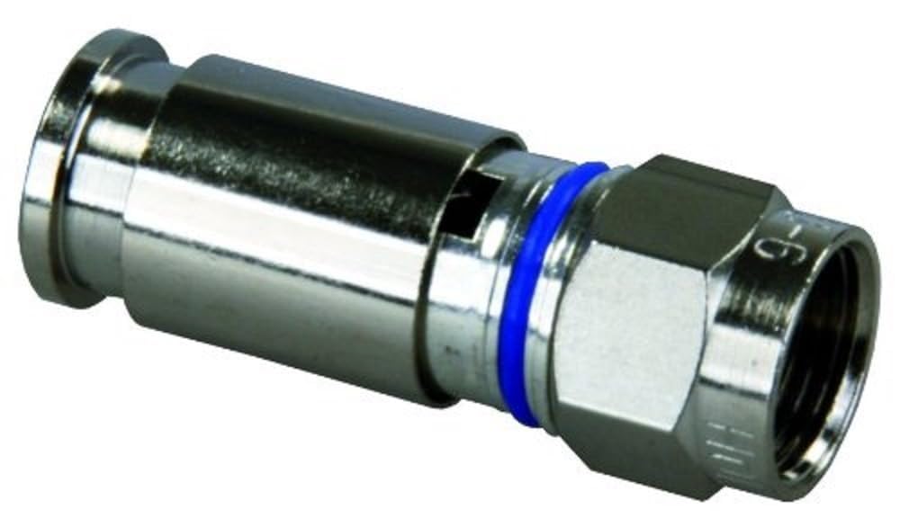 RG6 Compression Fitting JR Products 47291-25 for HD/Satellite