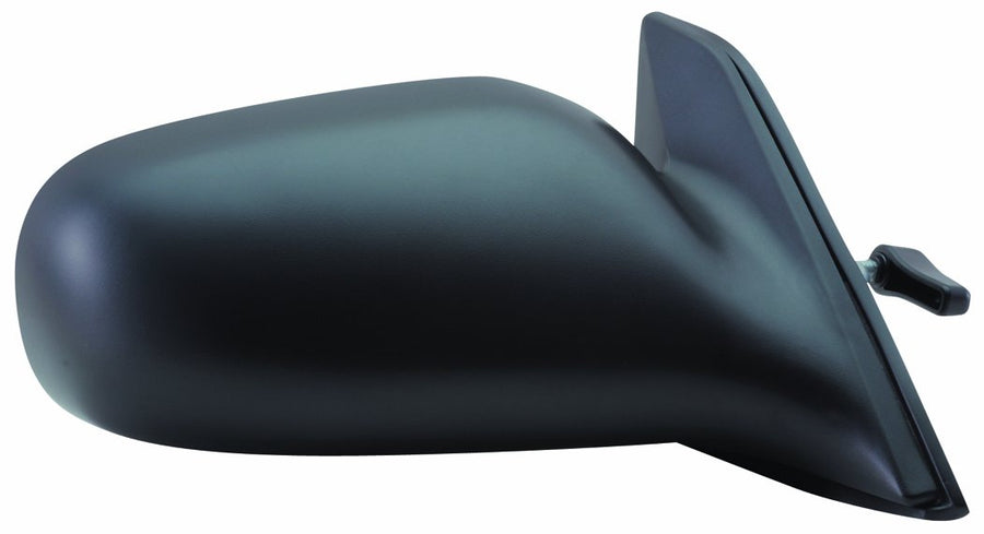 Mirror Passenger Side for Toyota Tercel 2/4 Door, Black, Non-Foldaway, Manual Remote