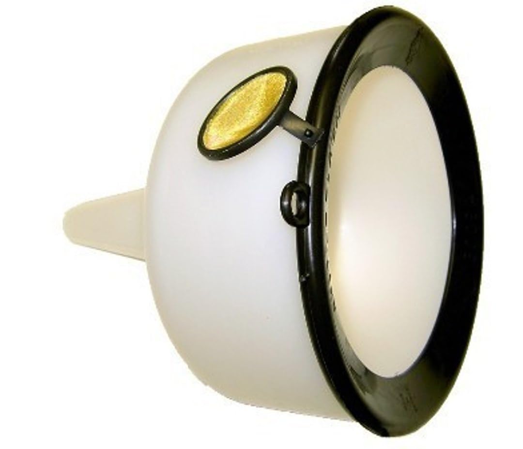 Funnel King WirthCo 144 oz. Extra Heavy Duty Polyethylene Funnel - Chemical Resistant, Anti-Splash, with Removable Filter (90190)