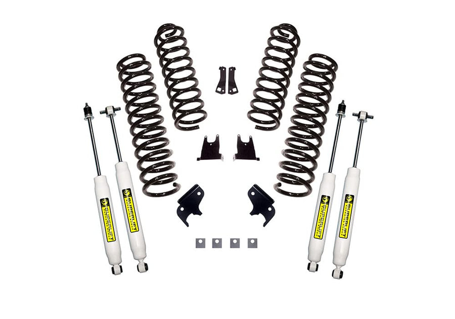 SUPERLIFT RealTruck SUSPENSION 2.5" Lift Kit for Jeep Wrangler JK | Complete Lift Kit with Front & Rear Shadow Series Shocks | K932 | Fits 2007-2018 Jeep Wrangler JK 2 Door