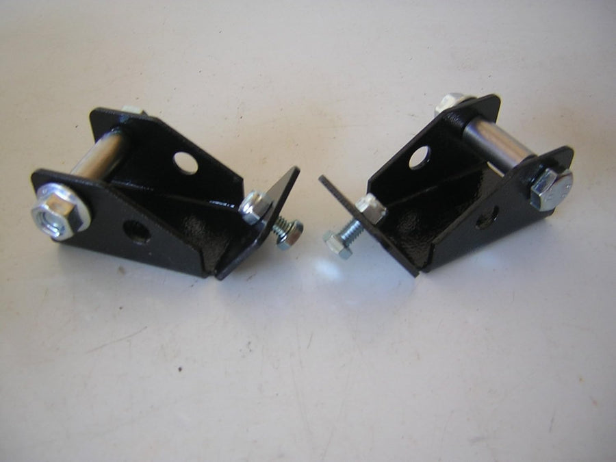 Rough Country Rear Brackets Shock Relocation for 97-06 Jeep Wrangler TJ - 1185