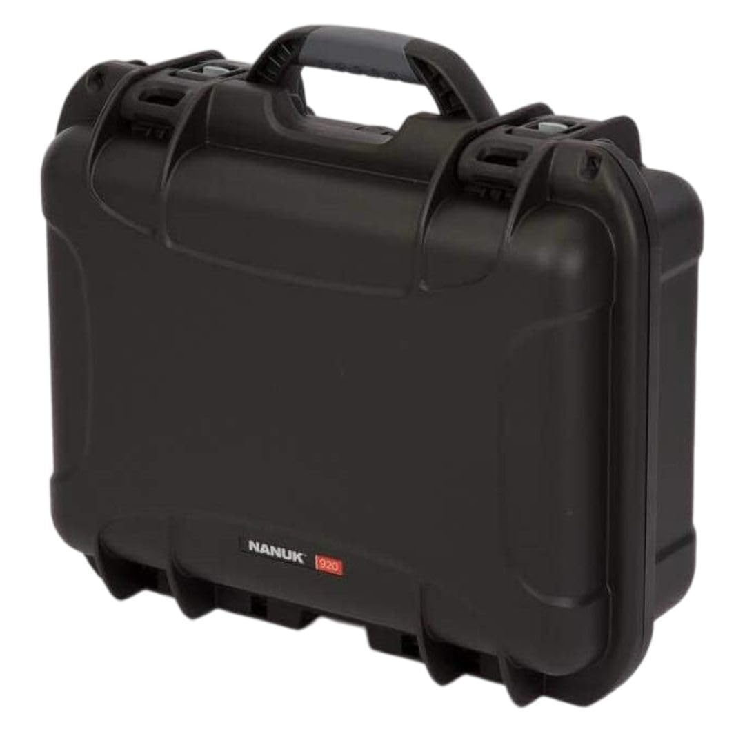 NANUK 920 Hard Case Molded Interior with Foam Insert, Lid Organizer, and Power Claw Triple Action Latches for Sony A7R Size Camera (Black)