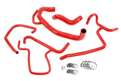 High Temp HPS Reinforced Silicone Red Radiator and Heater Coolant Hose Kit, 57-1616-RED