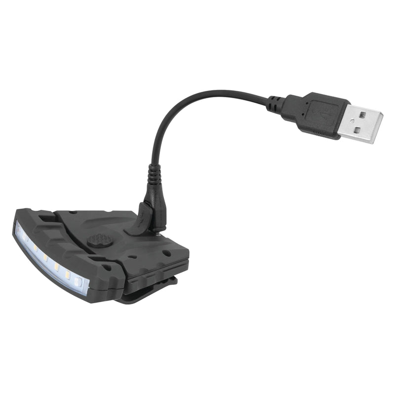 LED Hat Clip Light Performance Tool W2336 for Hands-Free Illumination with Rechargeable Battery and Adjustable Head