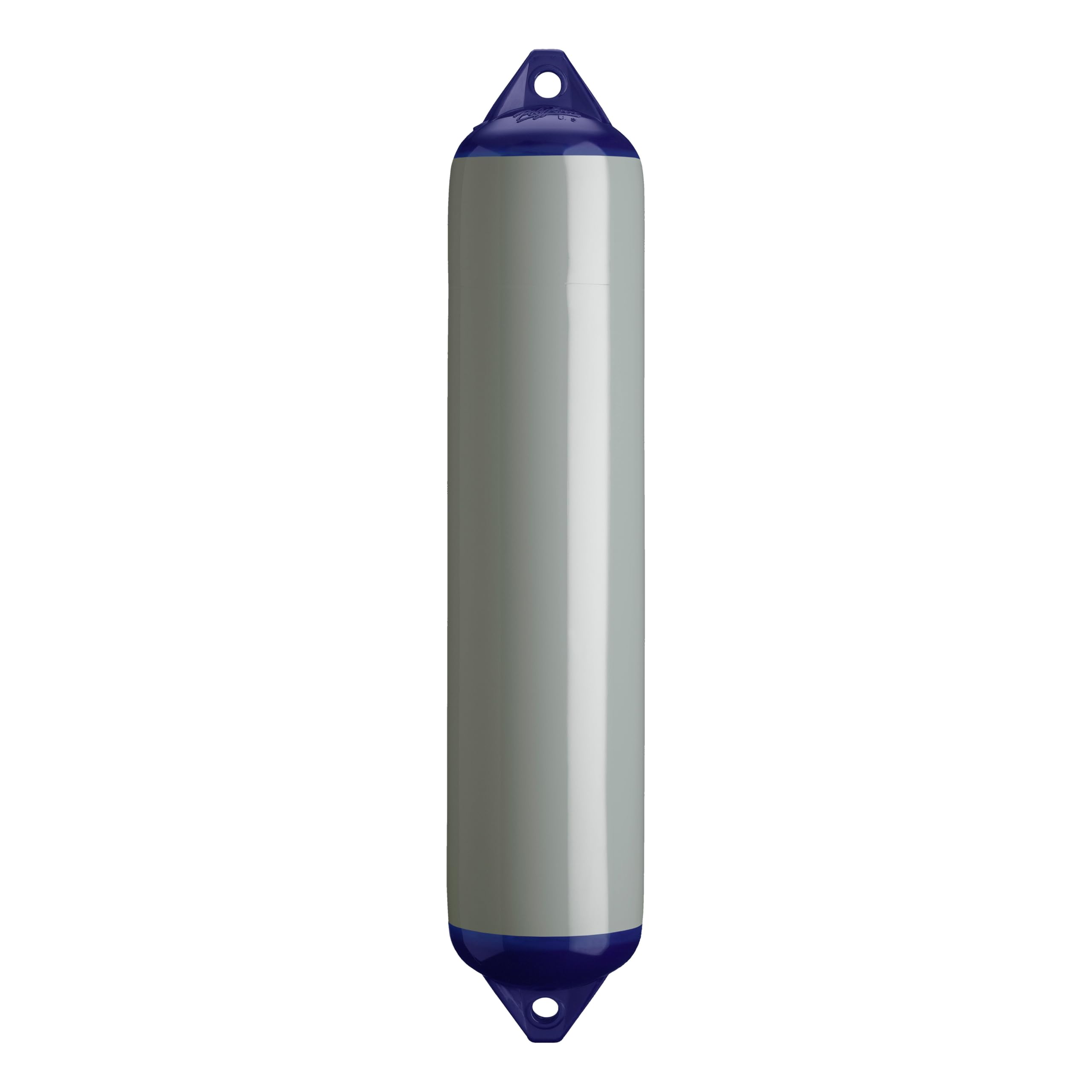 F-4 Standard Polyform Boat Fender Blue Ropehold - Grey