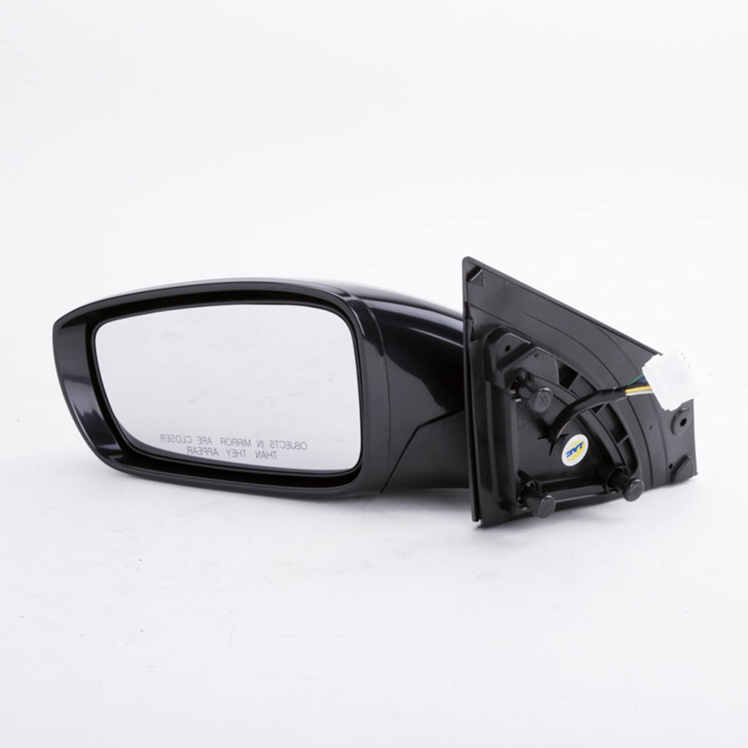 Heated Power TYC 7720342 Compatible with Hyundai Sonata Left Replacement Mirror, Black
