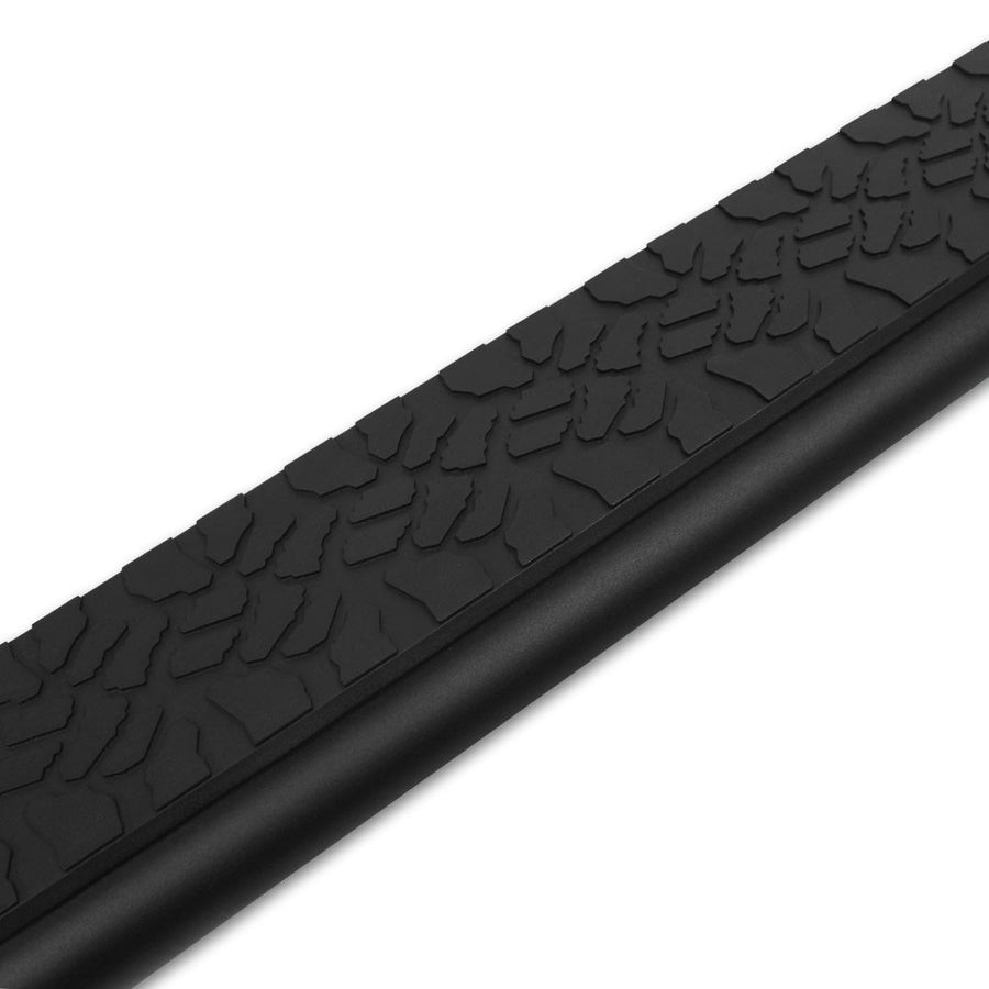 Raptor Series Steps Running Boards 5in Treadsteps Black Aluminum Compatible with 05-23 Tacoma Extended Cab/Access Cab