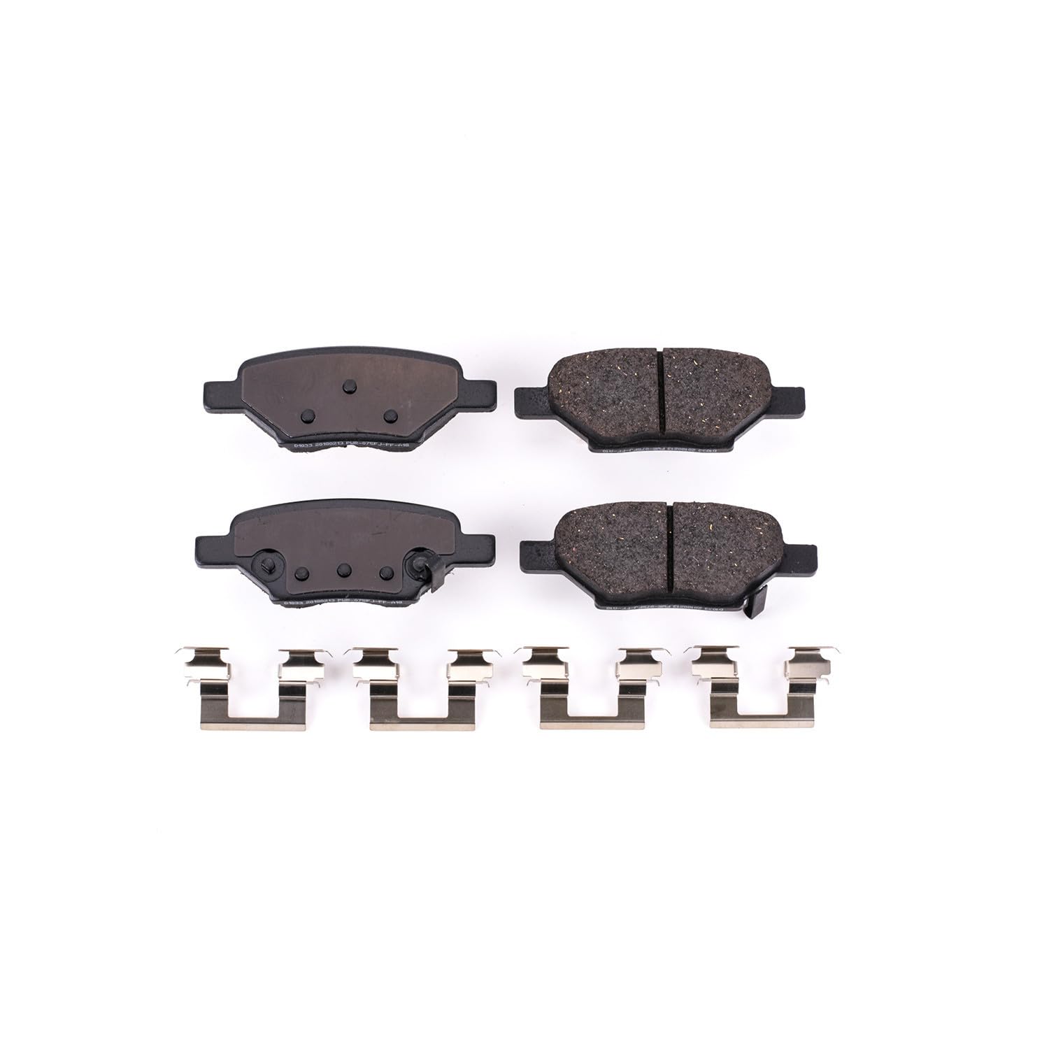 Power Stop Front Brake Kit For Chevrolet Cobalt 2005-08 |HHR 2008-10 |Malibu 2004-12 |G6 2005-10 |Pontiac G5 2007-10 |Pontiac Pursuit 2006 - Ceramic Brake Pads With Installation Hardware, 17-1033