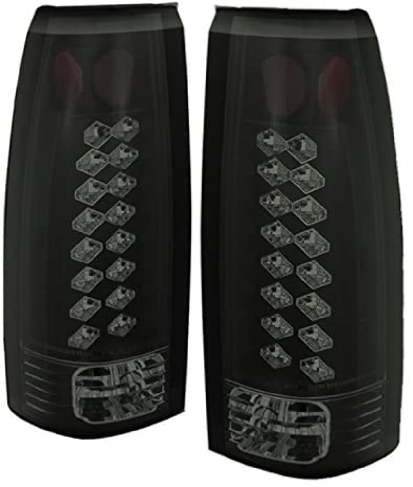 LED Tail Lights Black/Smoked Spyder Auto 5077981