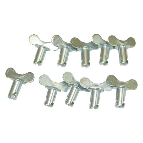 Winged Moroso 71278 Quick Fasteners, 5/16" x .500, Steel, Silver