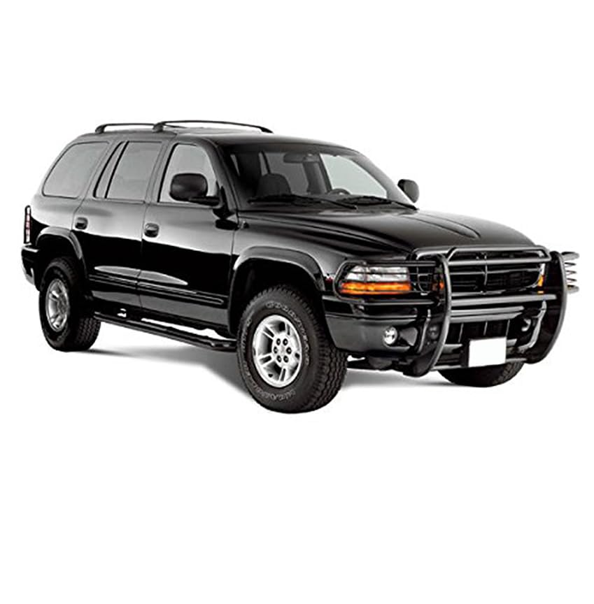 Grille Brush Black Horse Bumper Guard Modular Compatible with 2000-2003 Dodge Durango-17BH23MA