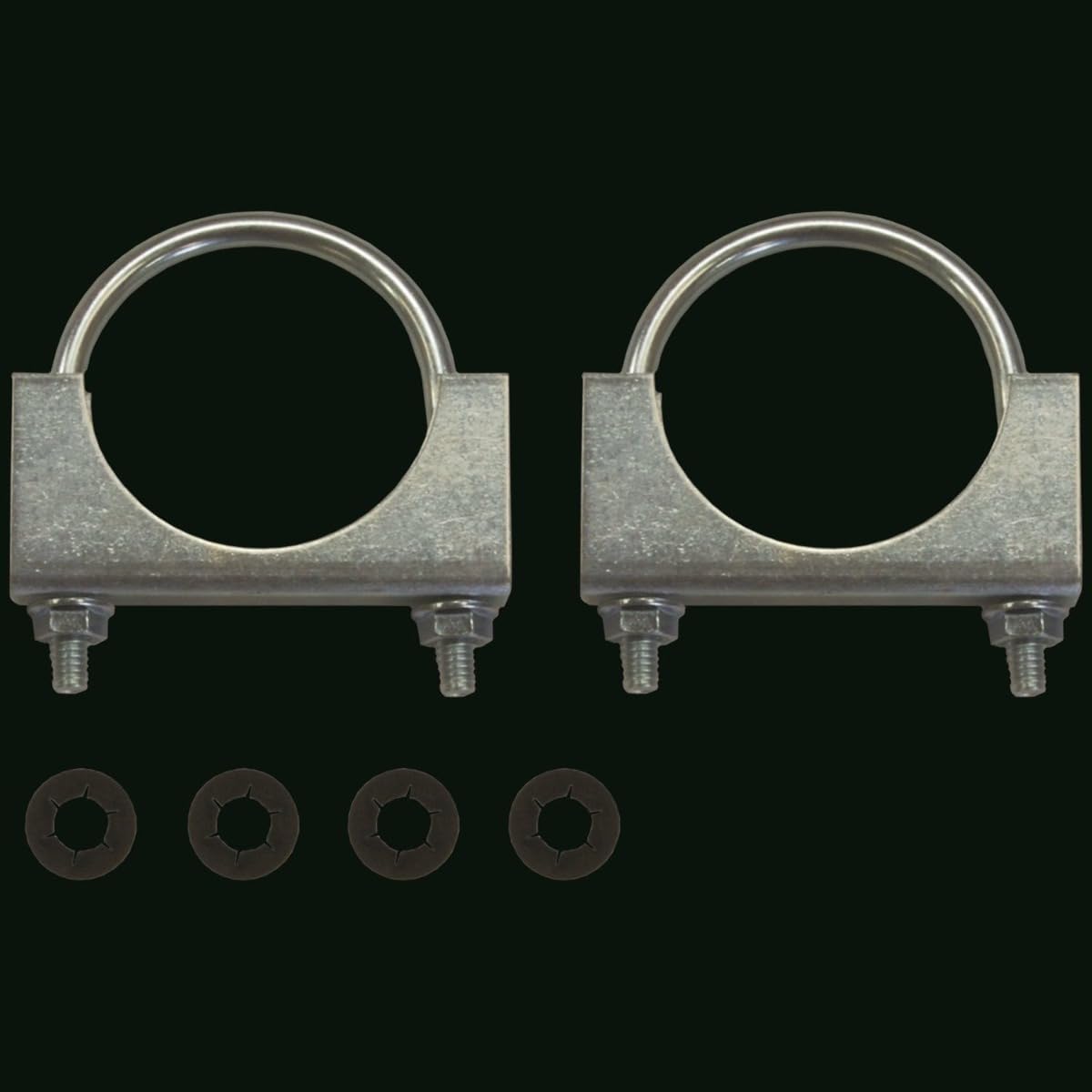 American Thunder Flowmaster 17312 Cat-Back Exhaust Kit 2.5 Inch Aluminized Steel with 3 Inch Polished Stainless Tips Compatible with 1999-2004 Ford Mustang GT, MACH 1 and Bullitt with 4.6L SOHC engine