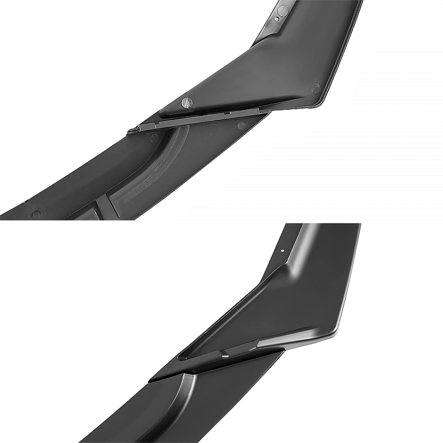 Matte Black Spec-D Tuning Front Bumper Lip Compatible with 2019-2021 Honda Civic 4DR