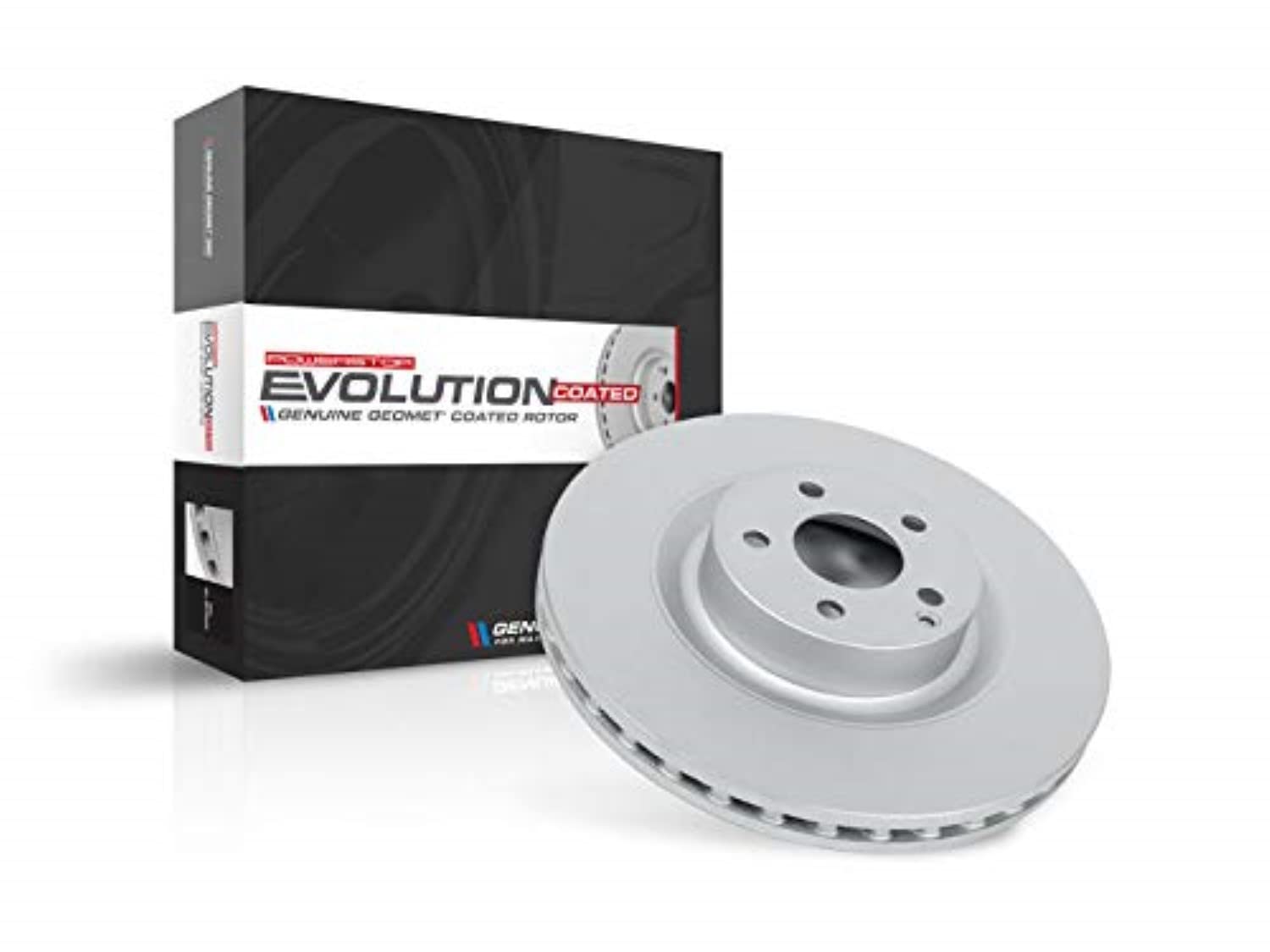 Power Stop AR85196EVC Genuine Geomet Coated Front Brake Rotor For Ford Transit Connect 2018-2023 [Model Specific] Evolution
