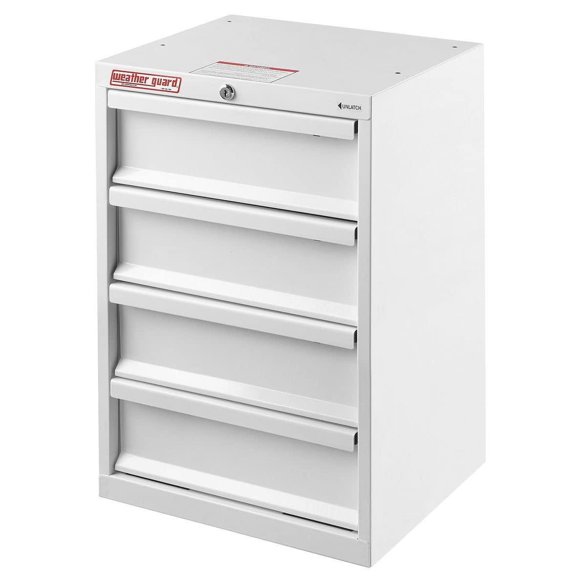 4 Drawer Weather Guard Tall Cabinet, White 9924302