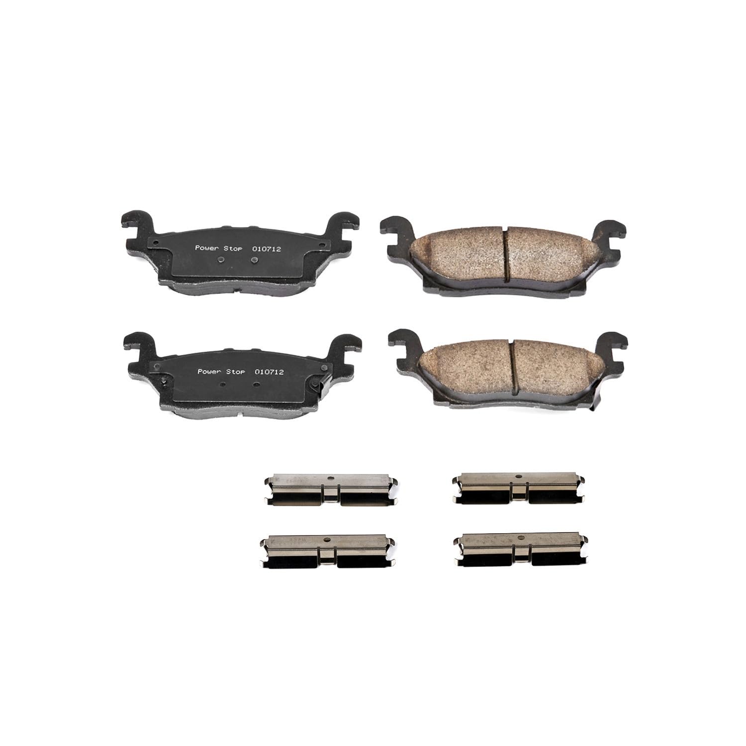 Rear Brake Kit Power Stop For Hummer H3 2006-10 | Hummer H3T 2009-10 - Ceramic Brake Pads With Installation Hardware, 17-1120